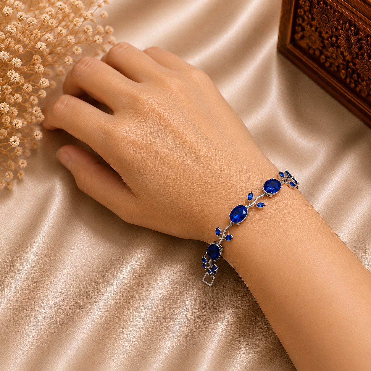blue tulip bracelet blue tulip bracelet