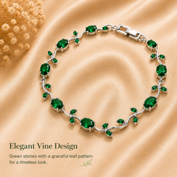 Home green tulip bracelet