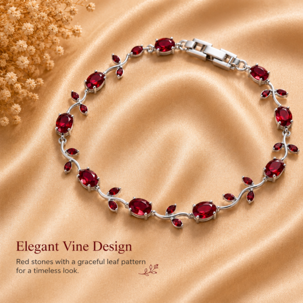 Home red tulip bracelet